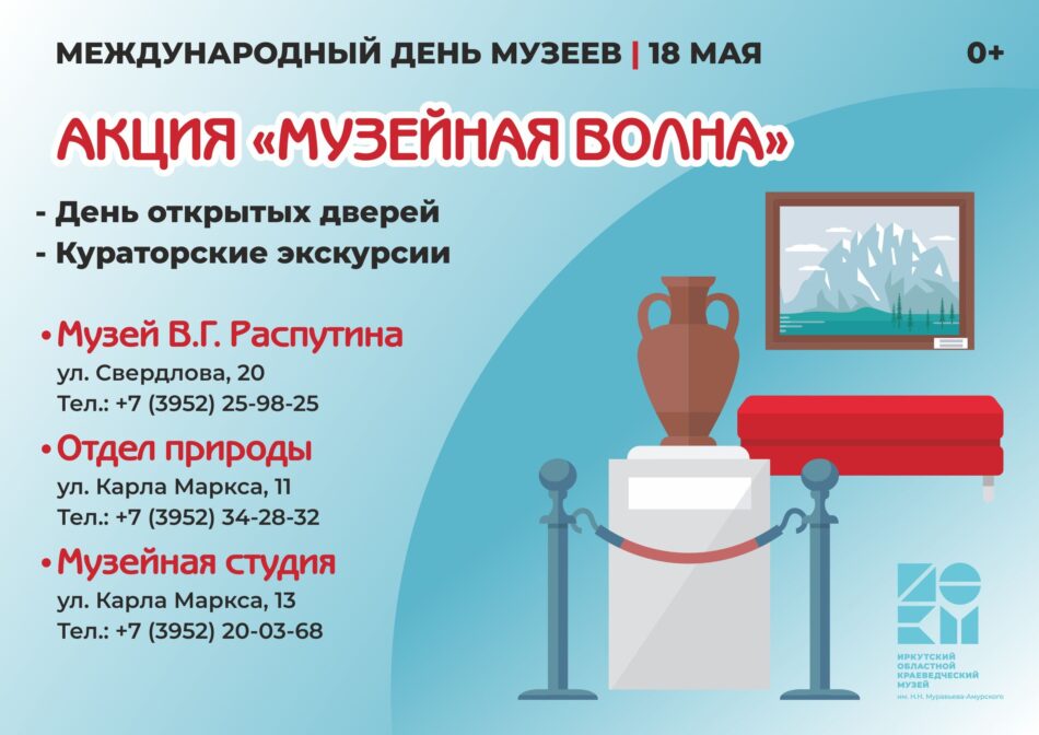 Акция “Музейная волна” пройдет в отделах музея