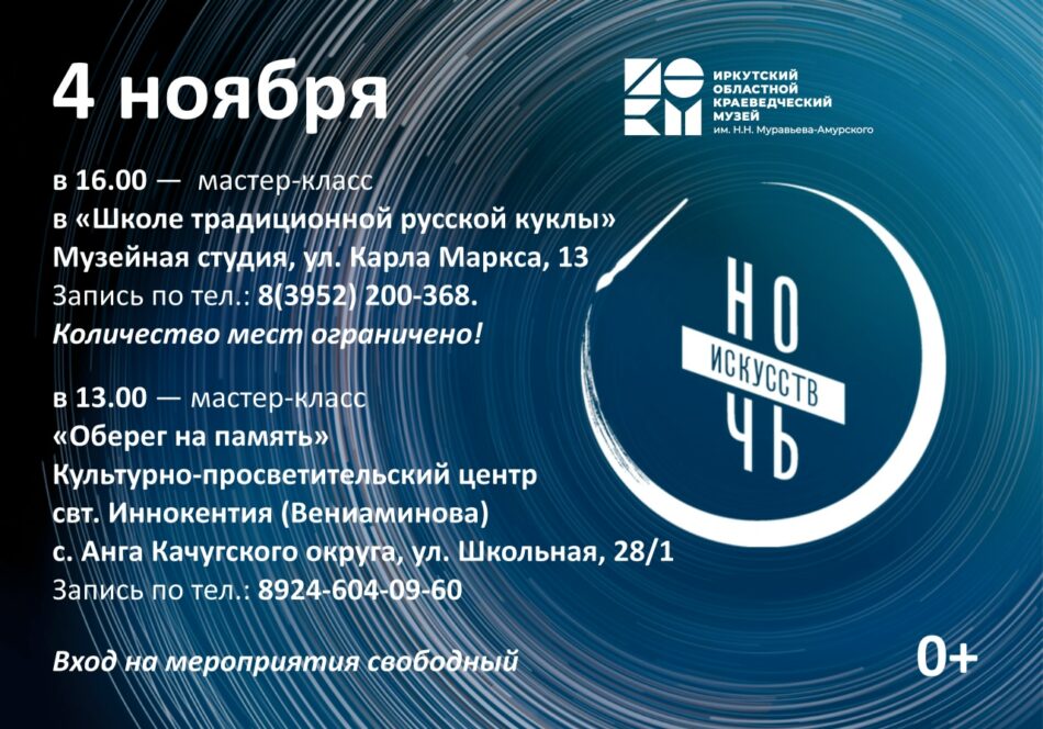 Мероприятия Всероссийской акции “Ночь искусств”